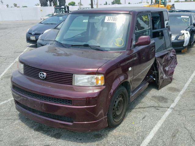 JTLKT334340156883 - 2004 TOYOTA SCION XB 勃艮第红 照片 2
