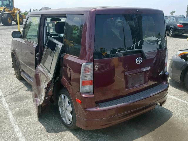 JTLKT334340156883 - 2004 TOYOTA SCION XB 勃艮第红 照片 3