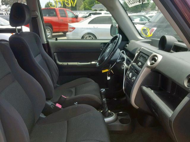 JTLKT334340156883 - 2004 TOYOTA SCION XB 勃艮第红 照片 5