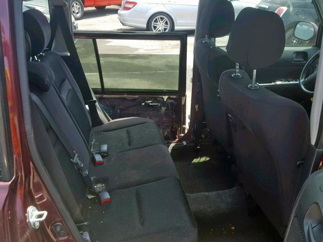 JTLKT334340156883 - 2004 TOYOTA SCION XB 勃艮第红 照片 6