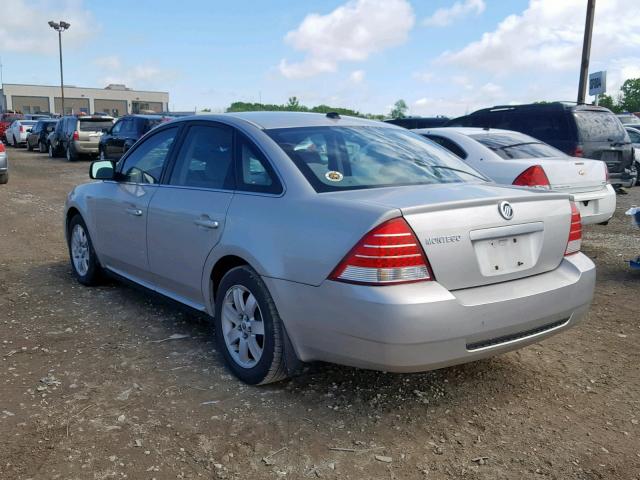 1MEHM40167G608063 - 2007 MERCURY MONTEGO LU SILVER photo 3