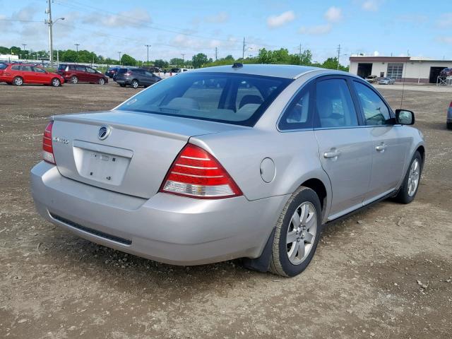 1MEHM40167G608063 - 2007 MERCURY MONTEGO LU SILVER photo 4