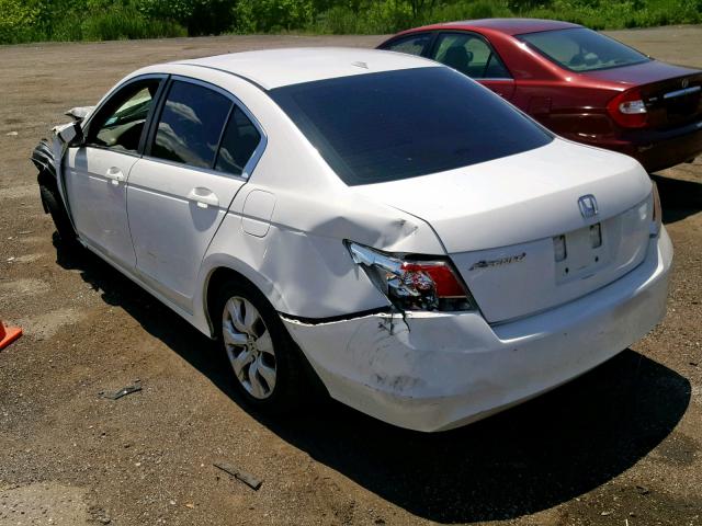 1HGCP2F86AA080628 - 2010 HONDA ACCORD EXL WHITE photo 3