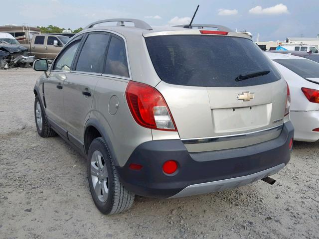3GNAL2EKXDS642023 - 2013 CHEVROLET CAPTIVA LS 金色 照片 3