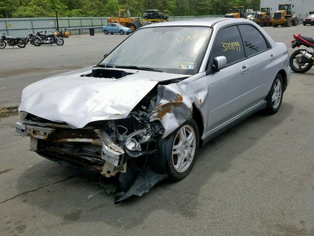 JF1GD296X4H513291 - 2004 SUBARU IMPREZA WR SILVER photo 2