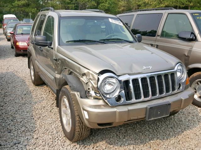 1J4GL58K96W214459 - 2006 JEEP LIBERTY LI BROWN photo 1