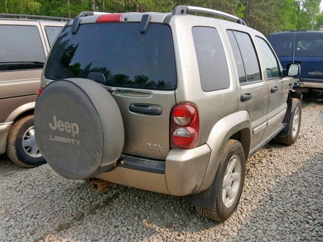 1J4GL58K96W214459 - 2006 JEEP LIBERTY LI BROWN photo 4