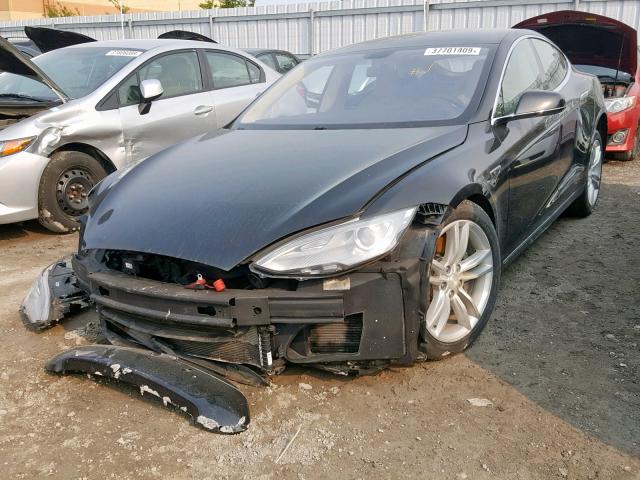 5YJSA1DN9DFP22866 - 2013 TESLA MODEL S Սև լուսանկար 2
