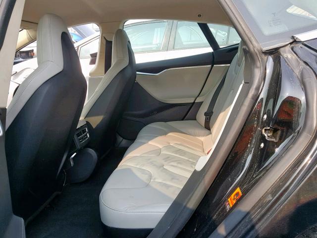 5YJSA1DN9DFP22866 - 2013 TESLA MODEL S Սև լուսանկար 6
