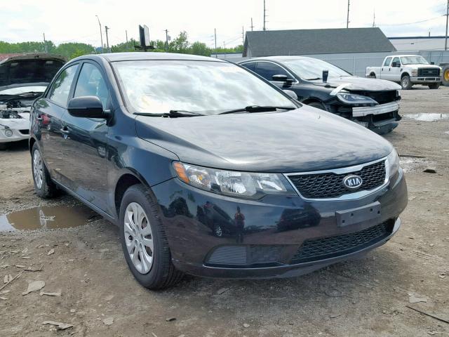 KNAFU4A25B5426498 - 2011 KIA FORTE EX BLACK photo 1