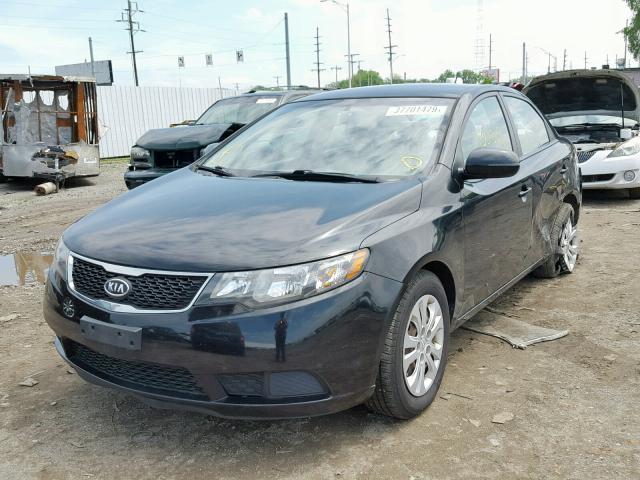 KNAFU4A25B5426498 - 2011 KIA FORTE EX BLACK photo 2