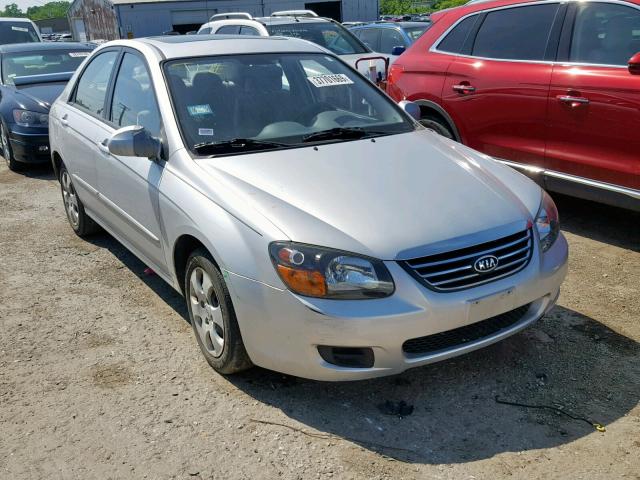 KNAFE221795650552 - 2009 KIA SPECTRA EX SILVER photo 1