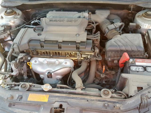 KNAFE221795650552 - 2009 KIA SPECTRA EX SILVER photo 7