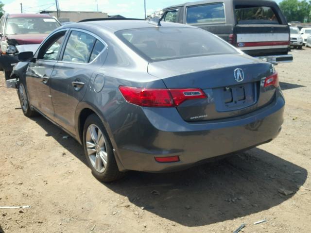 19VDE1F39DE004094 - 2013 ACURA ILX 20 GRAY photo 3