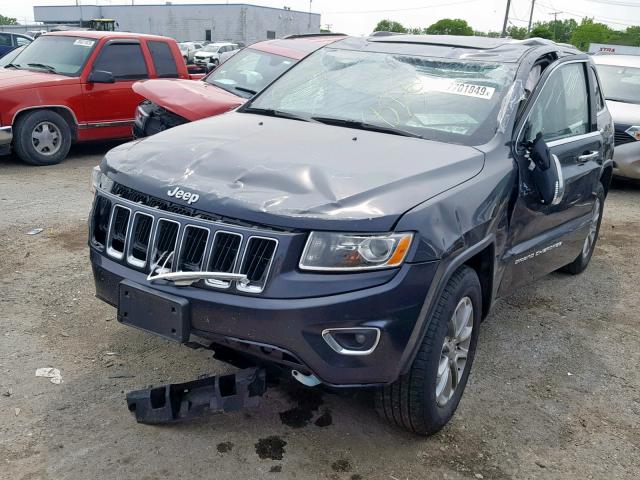 1C4RJFBG3FC115541 - 2015 JEEP GRAND CHER GRAY photo 2