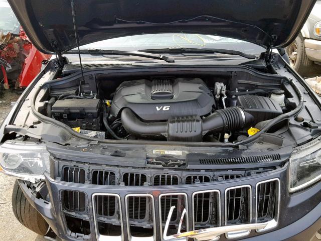 1C4RJFBG3FC115541 - 2015 JEEP GRAND CHER GRAY photo 7