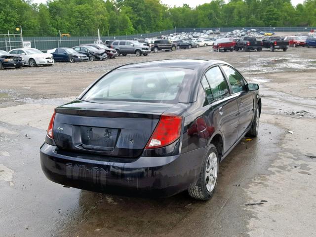 1G8AJ52F74Z124973 - 2004 SATURN ION LEVEL BLACK photo 4