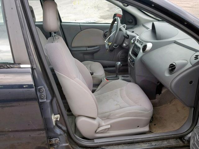 1G8AJ52F74Z124973 - 2004 SATURN ION LEVEL BLACK photo 5