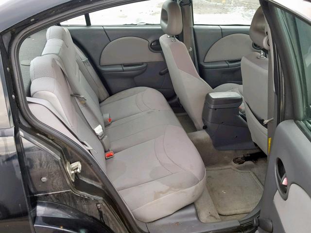 1G8AJ52F74Z124973 - 2004 SATURN ION LEVEL BLACK photo 6