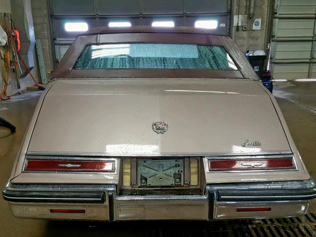 1G6AS6984DE811886 - 1983 CADILLAC SEVILLE BROWN photo 10