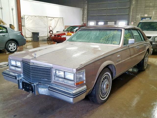 1G6AS6984DE811886 - 1983 CADILLAC SEVILLE BROWN photo 2