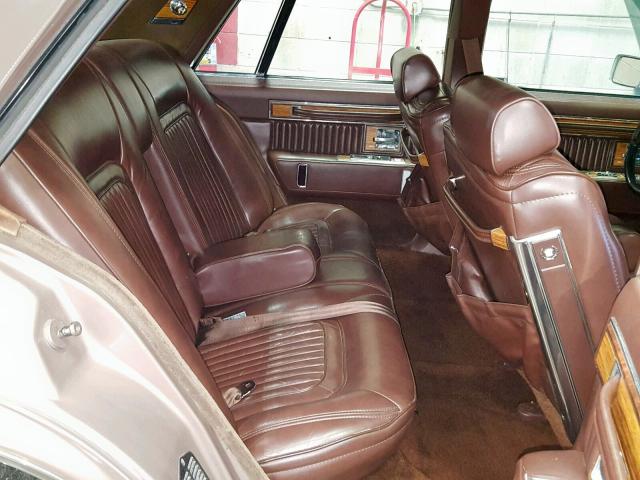 1G6AS6984DE811886 - 1983 CADILLAC SEVILLE BROWN photo 6