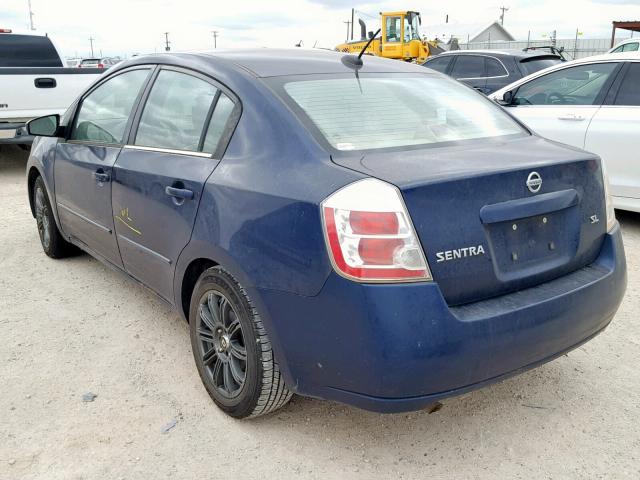 3N1AB61E78L630675 - 2008 NISSAN SENTRA 2.0 BLUE photo 3