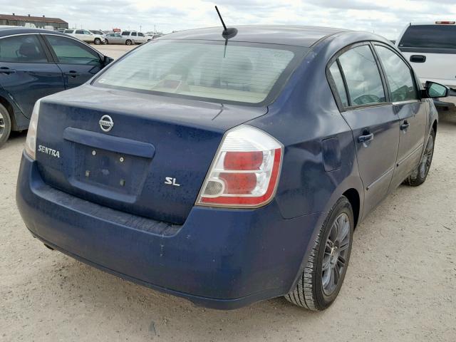 3N1AB61E78L630675 - 2008 NISSAN SENTRA 2.0 BLUE photo 4