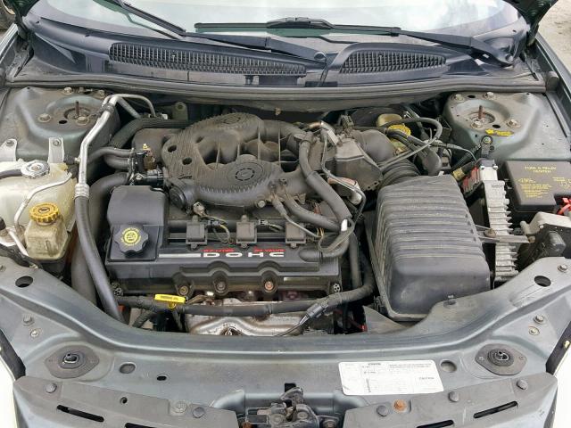 1C3EL55U81N699926 - 2001 CHRYSLER SEBRING LX GREEN photo 7