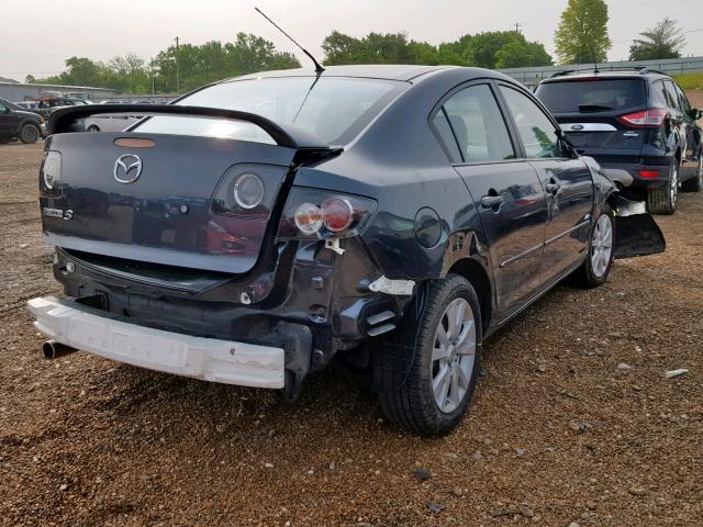 JM1BK323581166127 - 2008 MAZDA 3 S GRAY photo 4