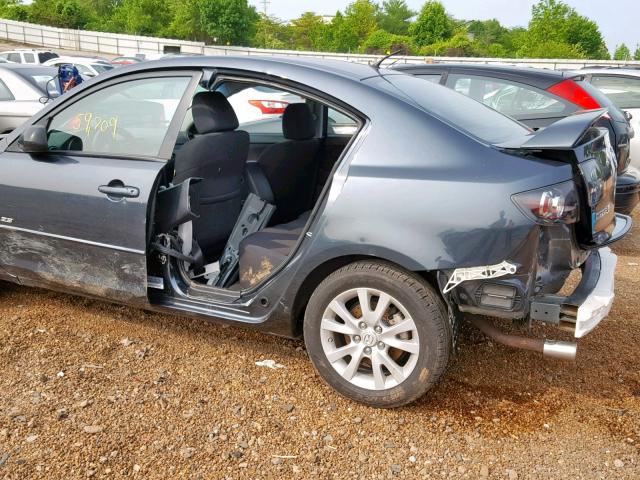 JM1BK323581166127 - 2008 MAZDA 3 S GRAY photo 9