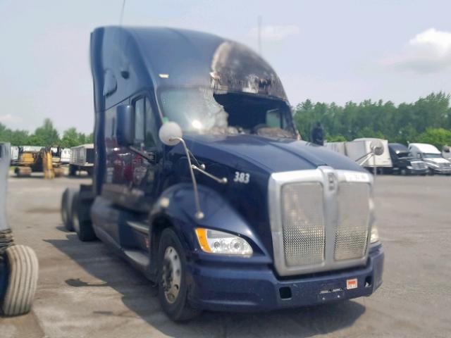 1XKFDP9X3CJ296710 - 2012 KENWORTH CONSTRUCTI BLUE photo 1