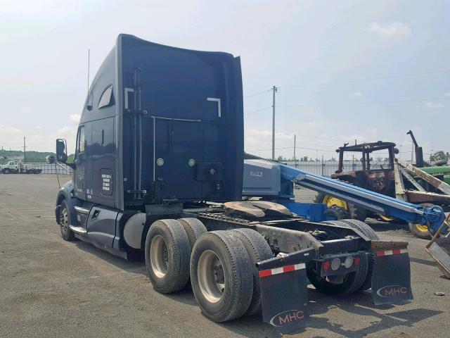 1XKFDP9X3CJ296710 - 2012 KENWORTH CONSTRUCTI BLUE photo 3