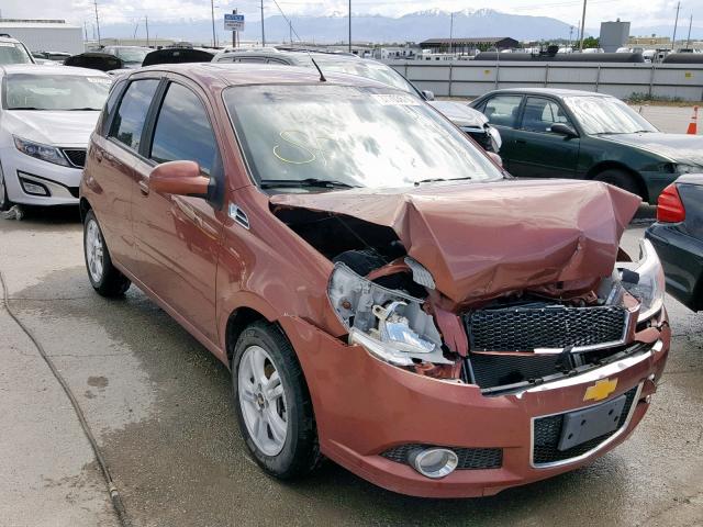 KL1TG6DE9BB246142 - 2011 CHEVROLET AVEO LT BROWN photo 1