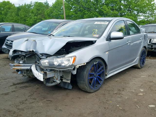 JA3AU86W79U022326 - 2009 MITSUBISHI LANCER GTS GRAY photo 2