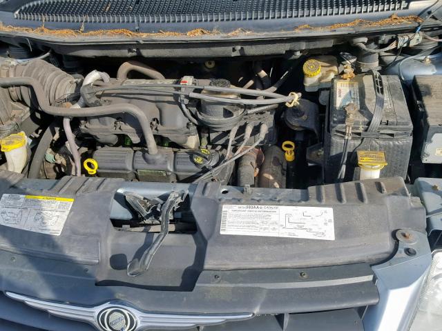 1A4GP45R06B561542 - 2006 CHRYSLER TOWN & COU BLUE photo 7