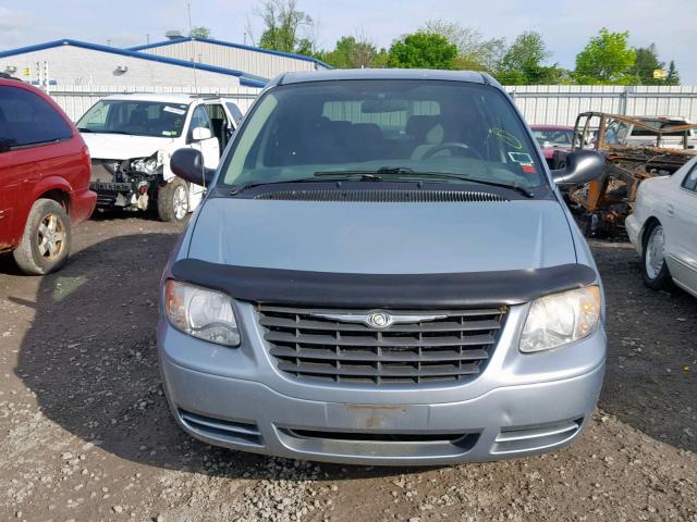 1A4GP45R06B561542 - 2006 CHRYSLER TOWN & COU BLUE photo 9