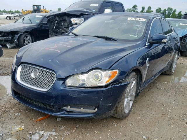 SAJWA05B19HR14291 - 2009 JAGUAR XF LUXURY BLUE photo 2