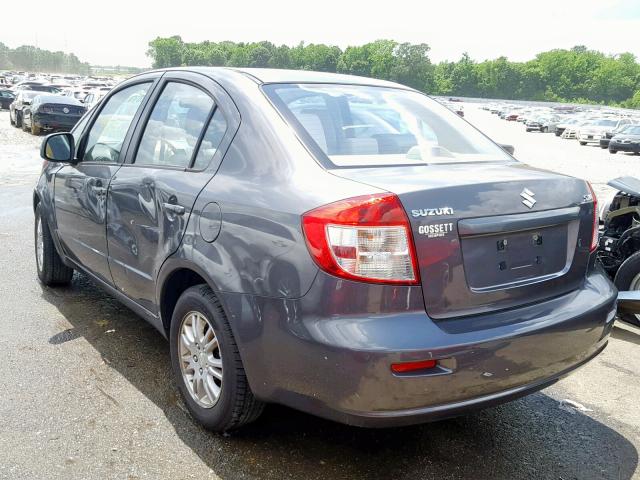 JS2YC5A3XC6302452 - 2012 SUZUKI SX4 LE GRAY photo 3