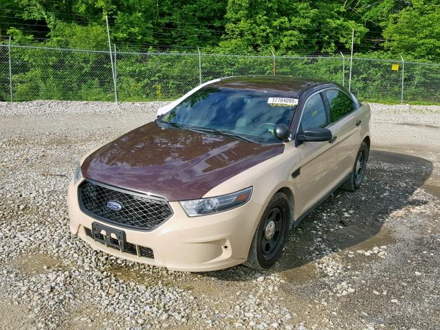 1FAHP2MK4EG159694 - 2014 FORD TAURUS POL TWO TONE photo 2