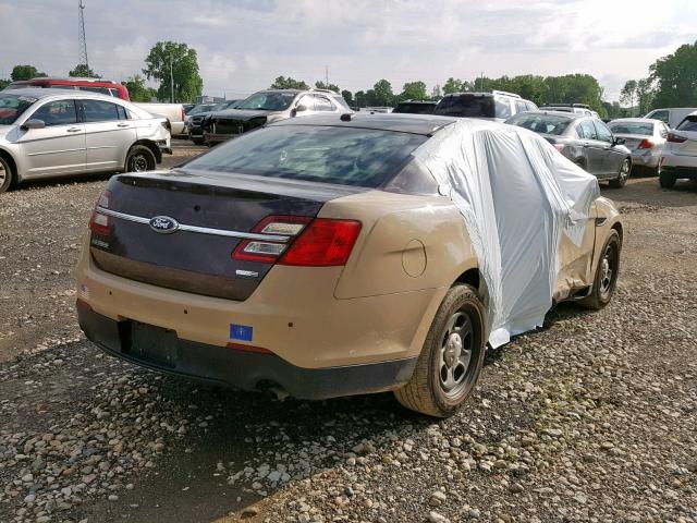 1FAHP2MK4EG159694 - 2014 FORD TAURUS POL TWO TONE photo 4