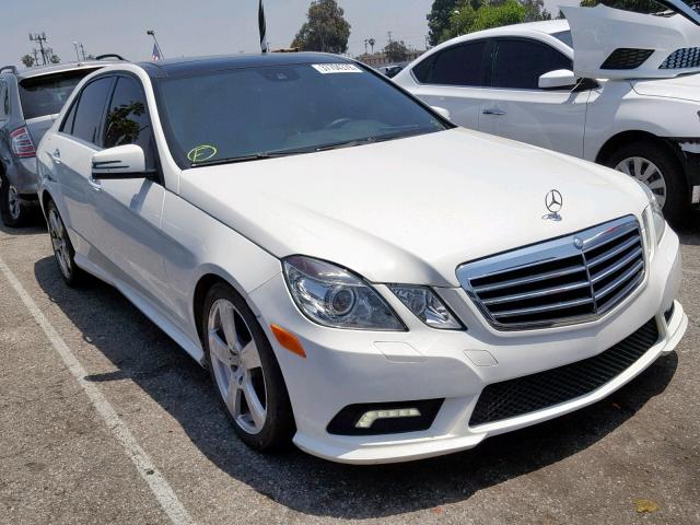 WDDHF5GB2AA197017 - 2010 MERCEDES-BENZ E 350 WHITE photo 1