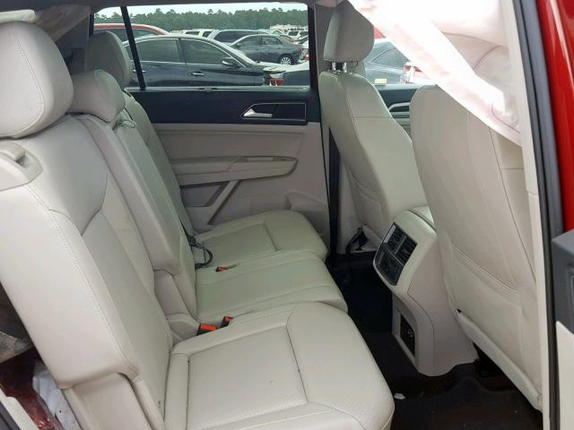 1V2MR2CA1JC510055 - 2018 VOLKSWAGEN ATLAS SEL Qırmızı foto 6