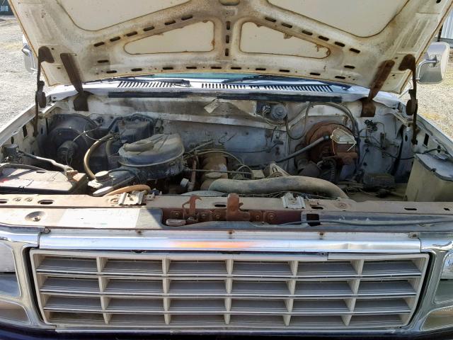 F37ERJA1196 - 1980 FORD PICKUP GRAY photo 7