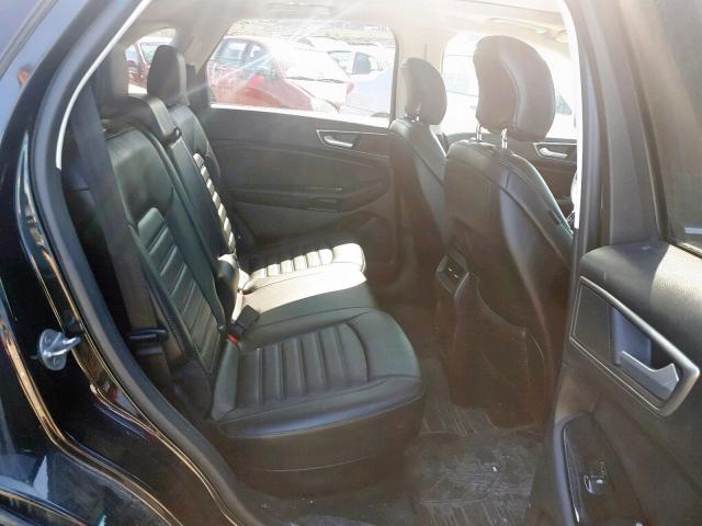 2FMTK4J83FBB49332 - 2015 FORD EDGE SEL BLACK photo 6