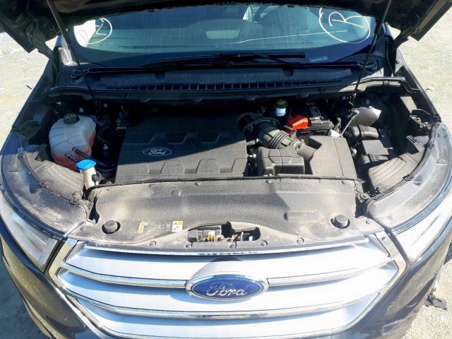 2FMTK4J83FBB49332 - 2015 FORD EDGE SEL BLACK photo 7