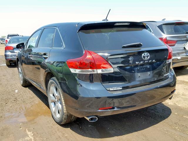 4T3BK3BBXFU118158 - 2015 TOYOTA VENZA LE BLACK photo 3