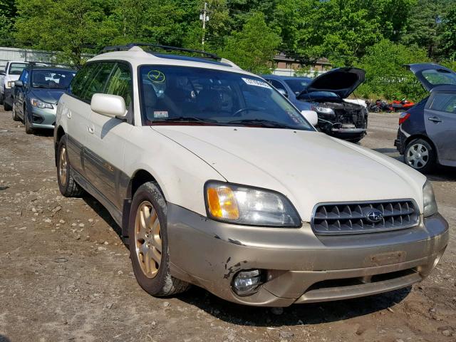 4S3BH686837606655 - 2003 SUBARU LEGACY OUT WHITE photo 1