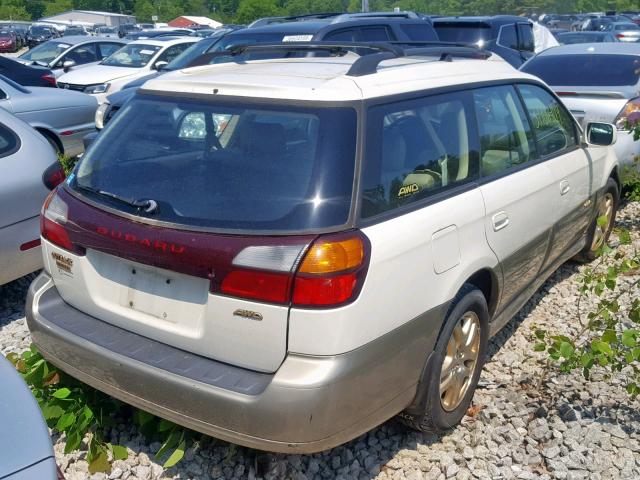 4S3BH686837606655 - 2003 SUBARU LEGACY OUT WHITE photo 4