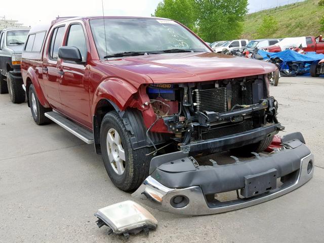 1N6AD09W17C441433 - 2007 NISSAN FRONTIER C RED photo 1